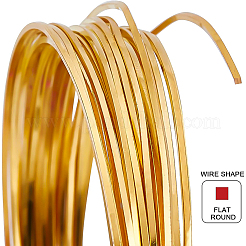 角型真鍮線  ゴールドカラー  0.8x0.8mm  5 M /ロール。&nbsp;CWIR-WH0009-06G