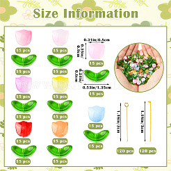 DIY Flower Pendants Makings&nbsp;DIY-SZ0011-06