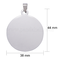 Tarnish Resistant 304 Stainless Steel Pendants&nbsp;STAS-I140-01B-S