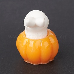 ハロウィーンの飾り  樹脂像ディスプレイ装飾  マイクロ風景の家の装飾  兎  22x27mm&nbsp;DJEW-O002-02G