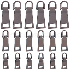 18Pcs 3 Styles Alloy Zipper Pull Tabs&nbsp;FIND-CY0001-83B