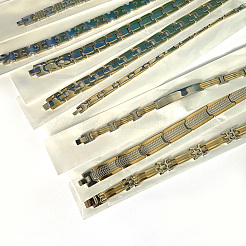 Valentines Day Gifts for Husbands 304 Stainless Steel Bracelets&nbsp;BJEW-I129-D