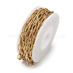 304 Stainless Steel Textured Cable Chains&nbsp;CHS-G050-06G