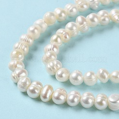 Natural Cultured Freshwater Pearl Beads Strands&nbsp;PEAR-E018-54