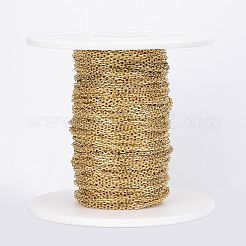 Ion Plating(IP) 304 Stainless Steel Cable Chains&nbsp;CHS-H009-23G