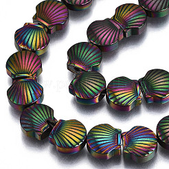 Electroplate Non-magnetic Synthetic Hematite Beads Strands&nbsp;G-T114-81