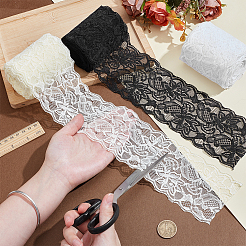 12 Yards 3 Colors Polyester Lace Trim&nbsp;OCOR-NB0002-61