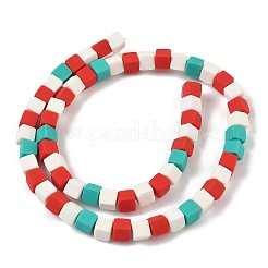 Christmas Handmade Polymer Clay Beads Strands&nbsp;CLAY-F006-01C