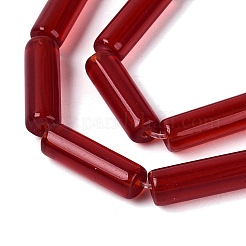 透明ガラスビーズ連売り  ラッパ  ファイヤーブリック  12.5~13x4~4.5mm  穴：0.6~0.9mm  約28~29個/連  14.57~15.16インチ（37~38.5cm）&nbsp;LS-GLAA-N070-01A-A03