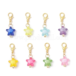 Star Acrylic Pendants Decorations&nbsp;HJEW-JM03614