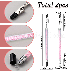 2Pcs Iron and PVC and Acrylic Alligator Memo Clips&nbsp;FIND-SC0011-26A