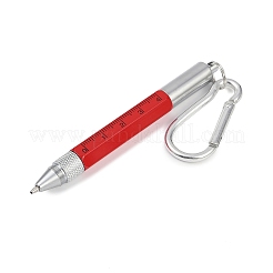 Aluminum Practical 6-in-1 Keychain Pen&nbsp;AJEW-R004-01P-07