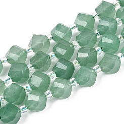 Natural Green Aventurine Beads Strands&nbsp;G-T144-24A-01