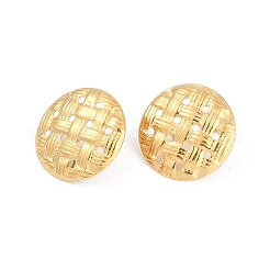 Ion Plating(IP) 304 Stainless Steel Stud Earring Findings&nbsp;EJEW-M094-02G