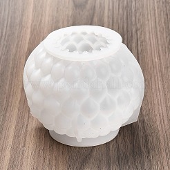 DIYキャンドルシリコンモールド  キャンドル作り用  ホワイト  103x98.5x82.5mm&nbsp;LS-DIY-A053-02