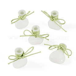 5Pcs Miniature Glass Vase Bottles with Polyester Cord&nbsp;AJEW-TAC00055