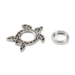 304 Stainless Stee Locket Pendants&nbsp;STAS-S132-05P-01