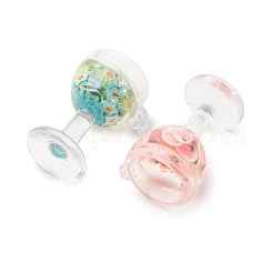 Luminous Transparent Resin Pendants&nbsp;RESI-K048-08