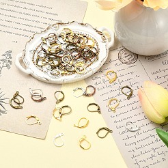 100Pcs Brass Leverback Earring Findings&nbsp;KK-YW0003-37AB