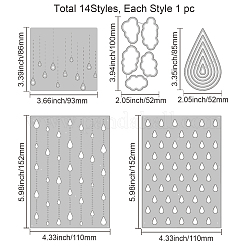 Carbon Steel Cutting Dies Stencils&nbsp;DIY-WH0309-1138