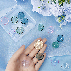 20PCS 5Colors Glass Bead Cone for Wind Chimes Making&nbsp;GLAA-SC0001-95