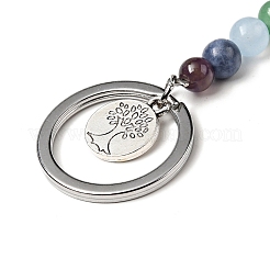 Natural Green Aventurine Chakra Keychain&nbsp;KEYC-F034-01F