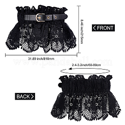 Polyester Wide Elastic Corset Belts&nbsp;AJEW-WH0248-30A