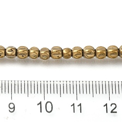Electroplated Synthetic Non-magnetic Hematite Beads Strands&nbsp;G-C154-A01