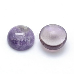 Natural Amethyst Cabochons&nbsp;X-G-P393-R39-12mm