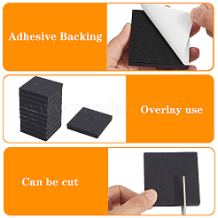 EVAクラッシュパッド  冷蔵庫のウェーブホイールのローラーのベース  正方形  60x60x10mm&nbsp;AJEW-WH20018-142A-02