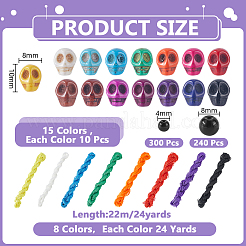 DIY Jewelry Making Findings Kits&nbsp;DIY-AR0005-26