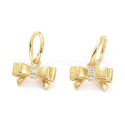 Brass Micro Pave Clear Cubic Zirconia Charms&nbsp;ZIRC-L091-083G
