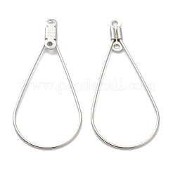 Non-Tarnish 316 Stainless Steel Earring Findings&nbsp;STAS-O149-02P