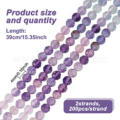 2 Strands Natural Fluorite Beads Strands&nbsp;G-GO0001-60