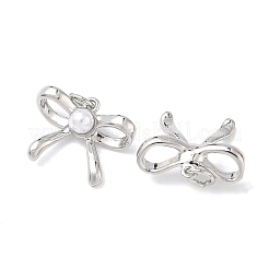 Brass ABS Imitation Pearl Pendants&nbsp;KK-P349-16P
