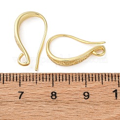 Brass Earring Hooks&nbsp;KK-D378-02G