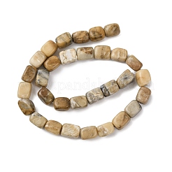 天然黄龍翡翠のビーズ連売り  直方体の  12~13x8~10x8~10mm  穴：1mm  約30~31個/連  14.76''（37.5cm）〜14.96''（38cm）&nbsp;G-D098-D10