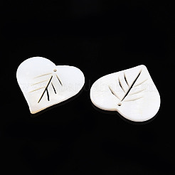 Natural Freshwater Shell Pendants&nbsp;LS-X-SHEL-R021-14