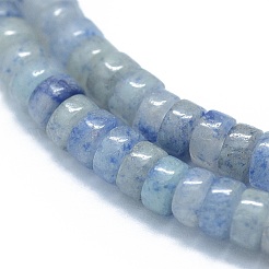 Dyed & Heated Natural Blue Aventurine Beads Strands&nbsp;G-F631-A11-03
