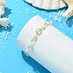Natural Cultured Freshwater Pearl Beads Link Bracelets&nbsp;BJEW-JB14043