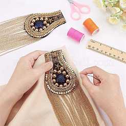 Iron Fashion Tassel Epaulette&nbsp;AJEW-WH0235-45G