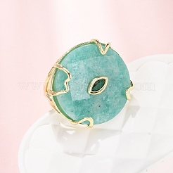 Natural Amazonite Cuff Rings&nbsp;GG-CBA5FCC-02G-06