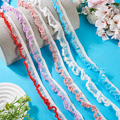 ナイロン＆スパンデックスリボン  ディープスカイブルー  7/8インチ（23mm）  約5.47ヤード（5m）/バンドル&nbsp;OCOR-TAC0034-18E