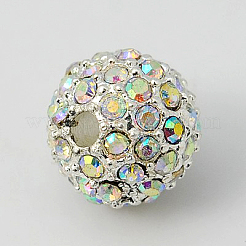 Alloy Rhinestone Beads&nbsp;RB-A034-12mm-A28S