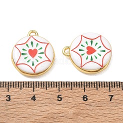 Printed Brass Pendants&nbsp;KK-CBAF9BC-15G-01
