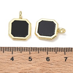 Alloy Acrylic Pendants&nbsp;AL-CBA4262-03G-02