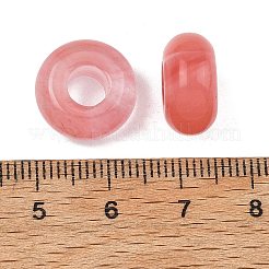 Cherry Quartz Glass European Beads&nbsp;GG-CBA02C4-06B