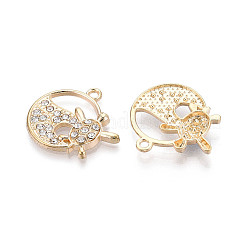 Alloy Rhinestone Pendants&nbsp;FIND-N008-07KCG