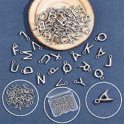 52Pcs 26 Styles 304 Stainless Steel Charms&nbsp;STAS-BBC0010-10