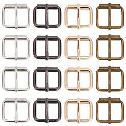 16Pcs 4 Colors Alloy Roller Buckles for Bag Strap Connector&nbsp;DIY-GF0013-71